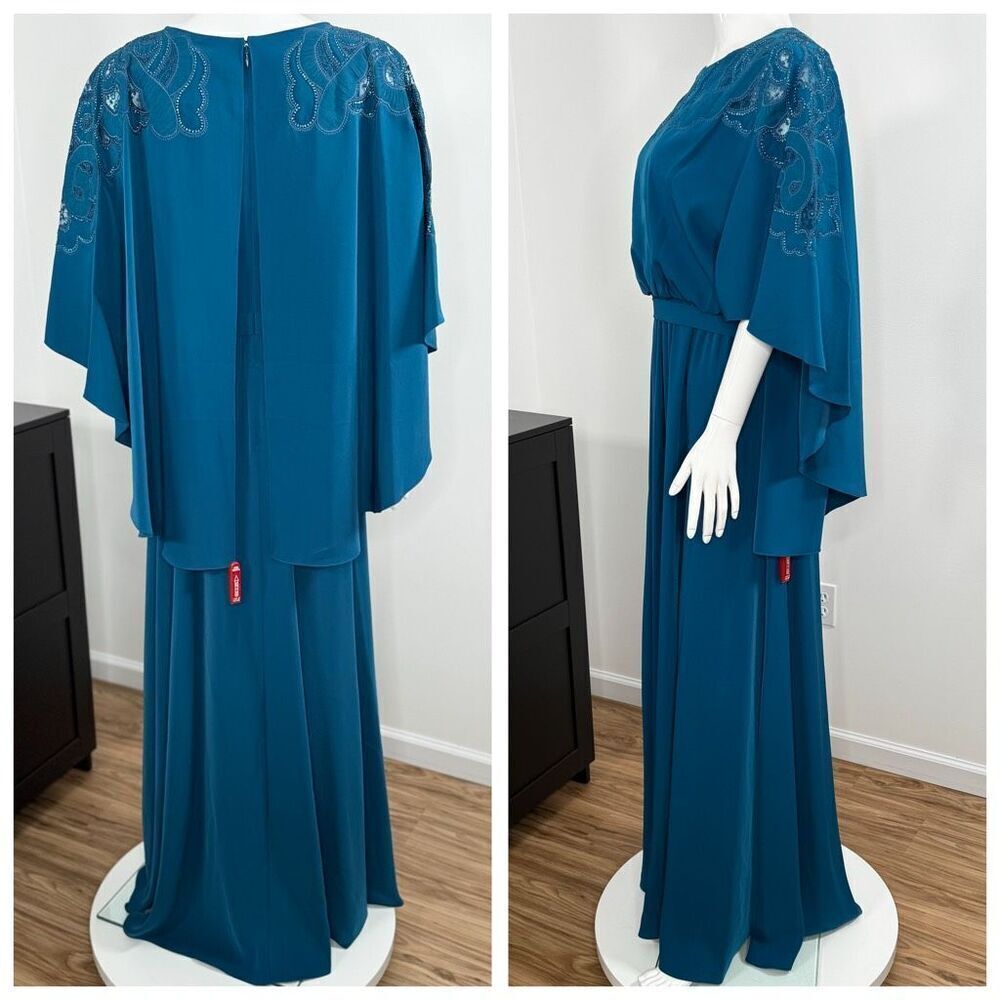 SACHIN & BABI Wren Gown Moroccan Size 14 - Picture 6 of 13